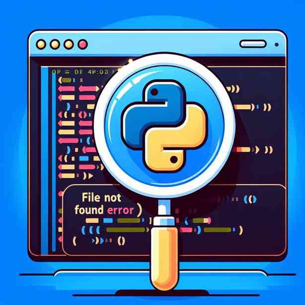 Python 실행 오류 FileNotFoundError 해결 Python 실행 오류 FileNotFoundError 해결