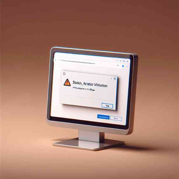 Edge 실행 시 오류 코드 STATUS_ACCESS_VIOLATION 복원 Edge 실행 시 오류 코드 STATUS_ACCESS_VIOLATION 복원