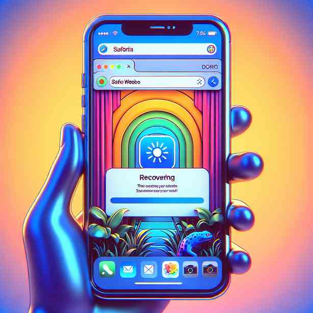 아이폰 사파리 창이 자동 닫힐 때 복구 아이폰 사파리 창이 자동 닫힐 때 복구