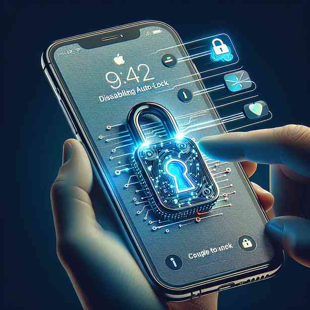 아이폰 iOS 17 자동 잠금 비활성화