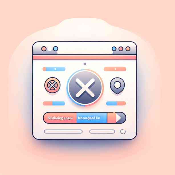 크롬 팝업 차단 해제 설정과 허용 목록 관리