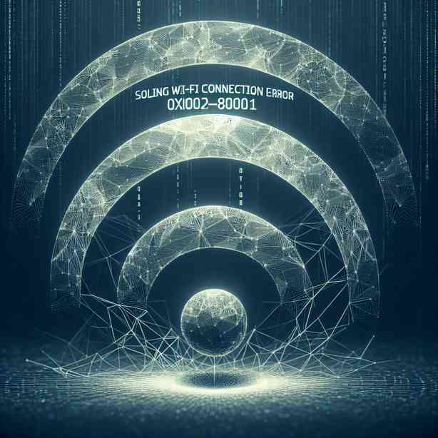 Wi-Fi 연결 오류 0x00028001 해결 Wi-Fi 연결 오류 0x00028001 해결