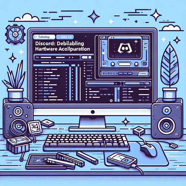 Discord 스트리밍 끊김 해결: 하드웨어 가속 해제