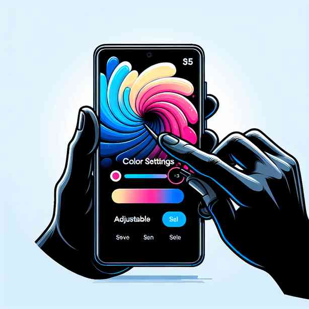 갤럭시 S25 디스플레이 색감 조정법