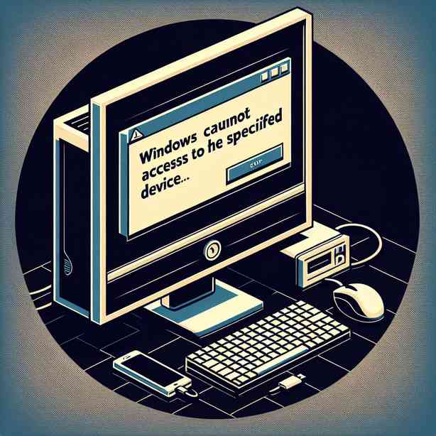 Windows cannot access the specified device 오류 해결 Windows cannot access the specified device 오류 해결