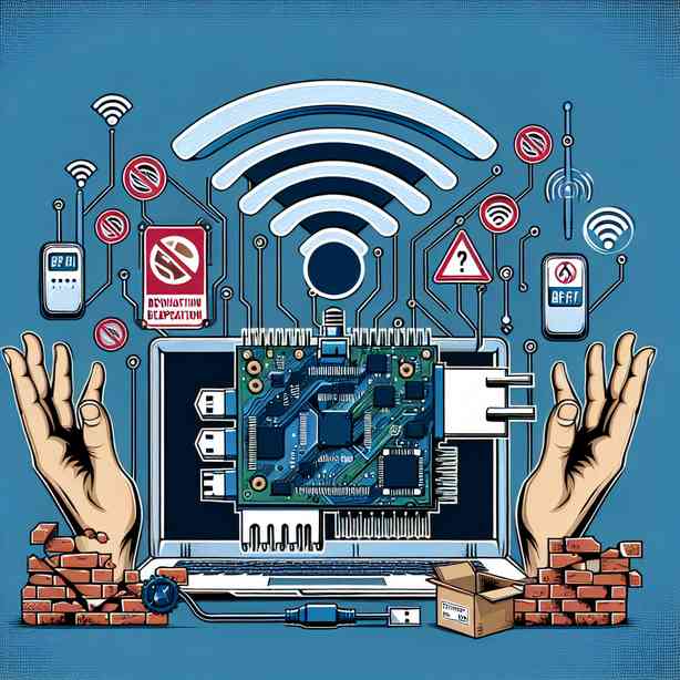 Wi-Fi 어댑터가 비활성화되어 연결되지 않을 때