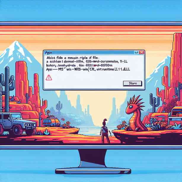 api-ms-win-crt-runtime-l1-1-0.dll 누락 오류 복구