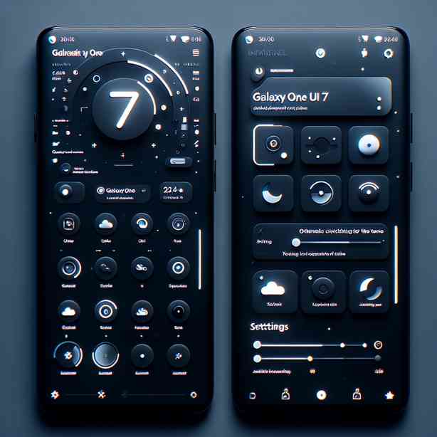 갤럭시 One UI 7 다크모드 자동 전환 설정 갤럭시 One UI 7 다크모드 자동 전환 설정