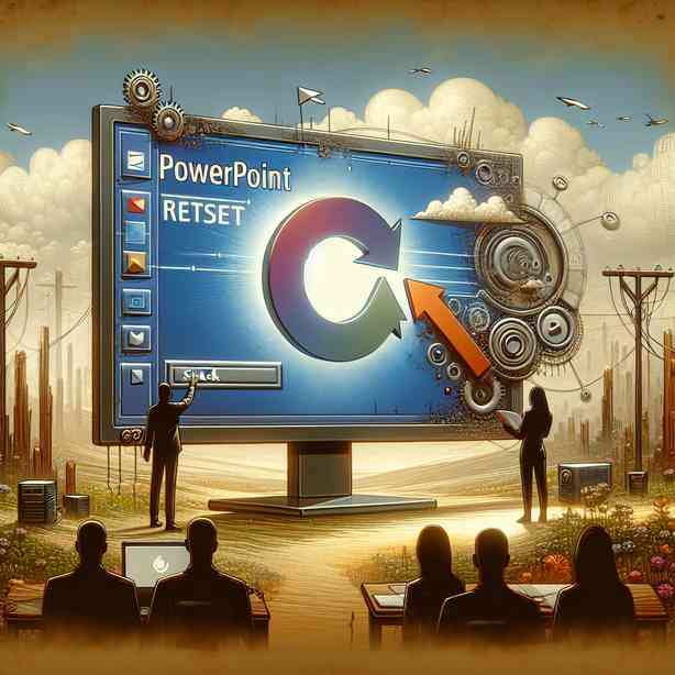 PowerPoint 실행이 안 될 때 초기화 설정 PowerPoint 실행이 안 될 때 초기화 설정