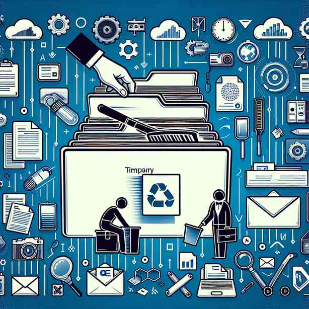 Outlook 임시폴더가 가득 찼을 때 비우는 방법