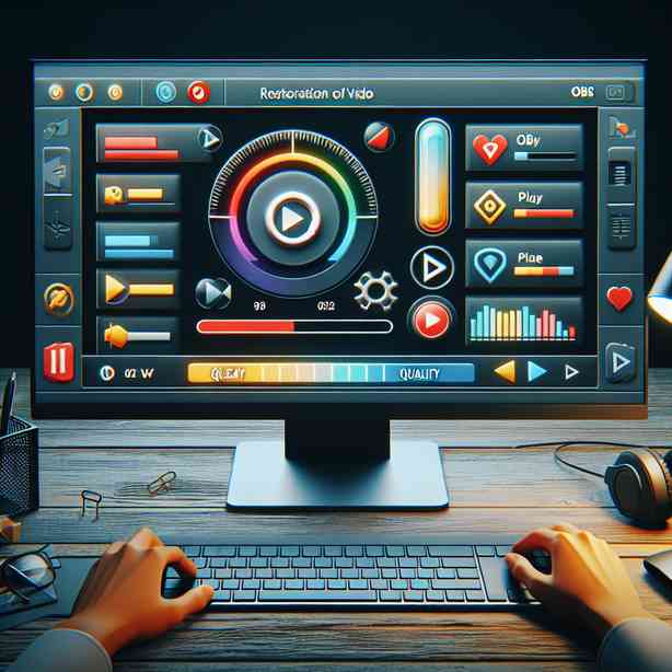 OBS 화면 녹화 시 화질 저하 복원 OBS 화면 녹화 시 화질 저하 복원