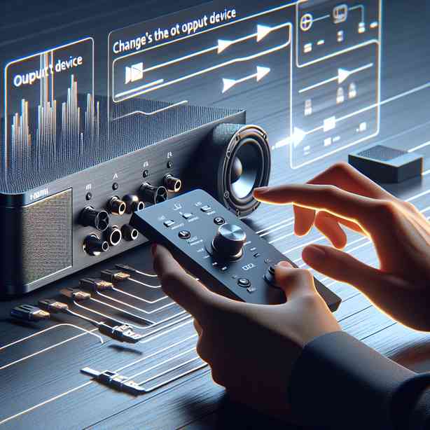 HDMI 연결 시 소리 안 나올 때 출력 장치 변경