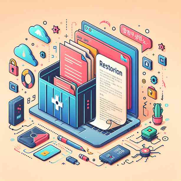 한글 문서 저장 중 오류 발생 시 임시파일 복원