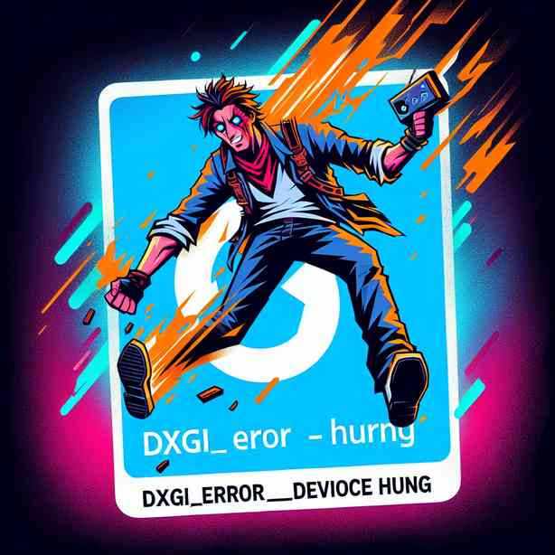 게임 실행 시 DXGI_ERROR_DEVICE_HUNG 해결