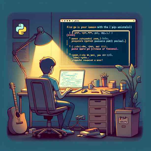 Python pip uninstall 작동 안 될 때 수정 Python pip uninstall 작동 안 될 때 수정