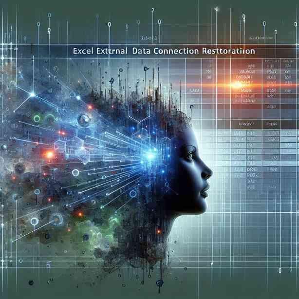 Excel 외부 데이터 연결 안 될 때 복원 Excel 외부 데이터 연결 안 될 때 복원