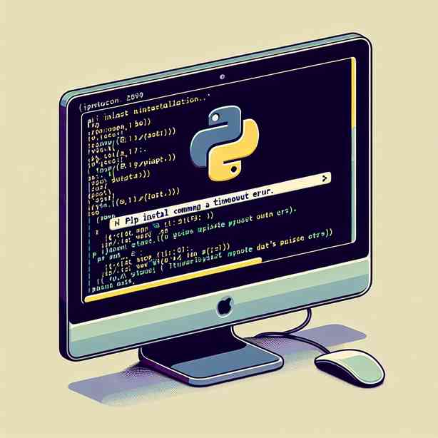 Python pip install 중 timeout 발생 시 해결
