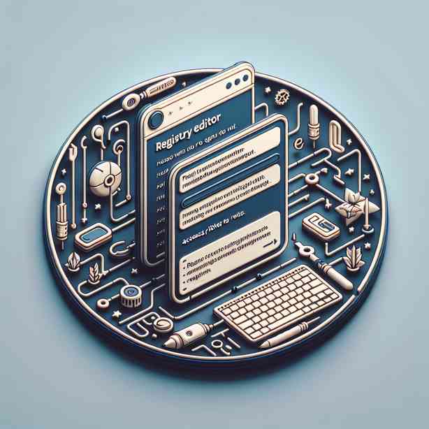 레지스트리 편집기 열리지 않을 때 접근 권한 복구