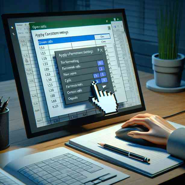 Excel 셀 서식이 풀릴 때 고정 설정법
