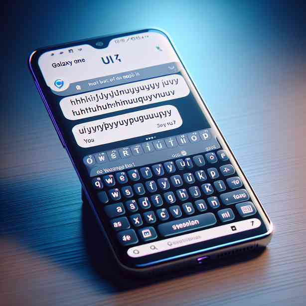 갤럭시 One UI 7 키보드 오타 심할 때 수정 갤럭시 One UI 7 키보드 오타 심할 때 수정