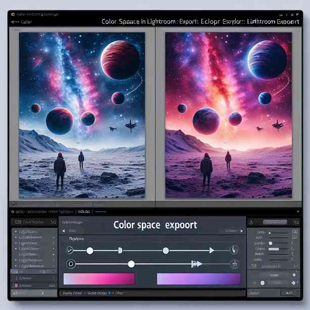Lightroom 내보내기 시 색상 다르게 보일 때 색공간 설정 Lightroom 내보내기 시 색상 다르게 보일 때 색공간 설정