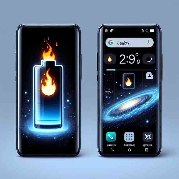 갤럭시 배터리 온도 높을 때 절전모드 설정 갤럭시 배터리 온도 높을 때 절전모드 설정