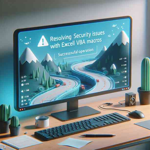 엑셀 VBA 매크로 보안 경고 해결 엑셀 VBA 매크로 보안 경고 해결