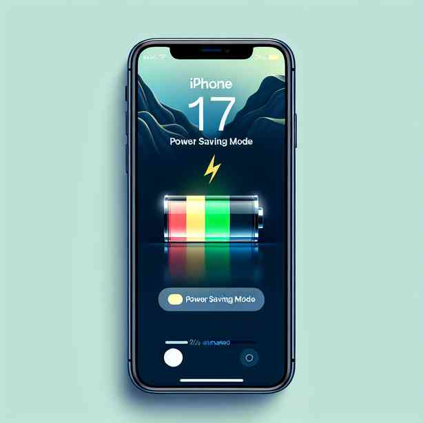 아이폰17 배터리가 빨리 닳을 때 절전 모드 활용법 아이폰17 배터리가 빨리 닳을 때 절전 모드 활용법