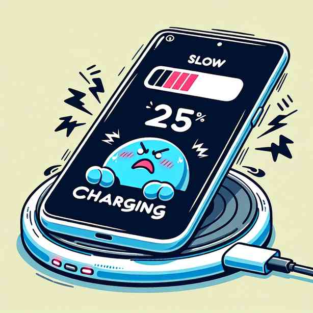 갤럭시 S24 무선 충전 속도 느릴 때 복원