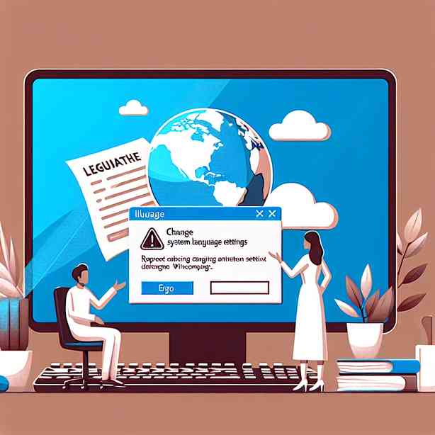 윈도우 시스템 언어 변경 오류, 이 설정만 바꾸면 끝