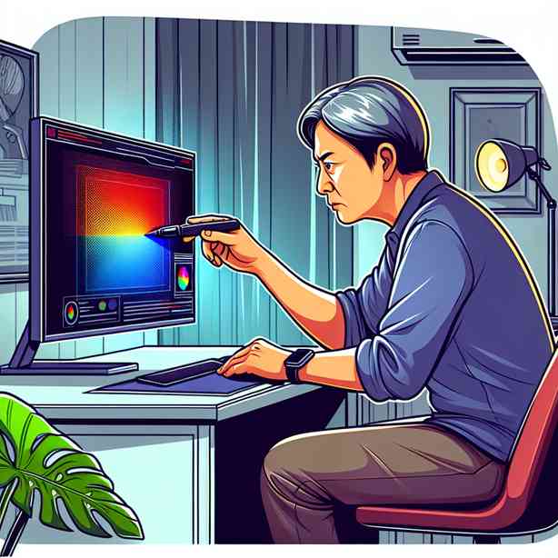 디스플레이 연결 후 색상 왜곡 문제 해결법