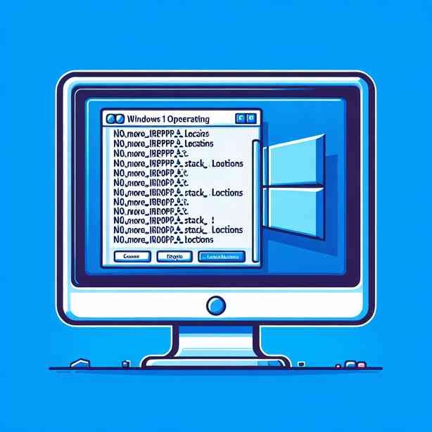 Windows 11 블루스크린 오류 코드 NO_MORE_IRP_STACK_LOCATIONS (0x00000035) 해결하는 방법