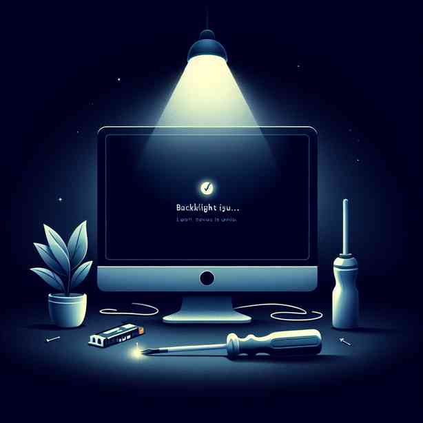 백라이트 문제로 화면 어두워질 때 해결법