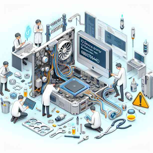 0x8007045D 입출력 장치 오류 복구하는 방법