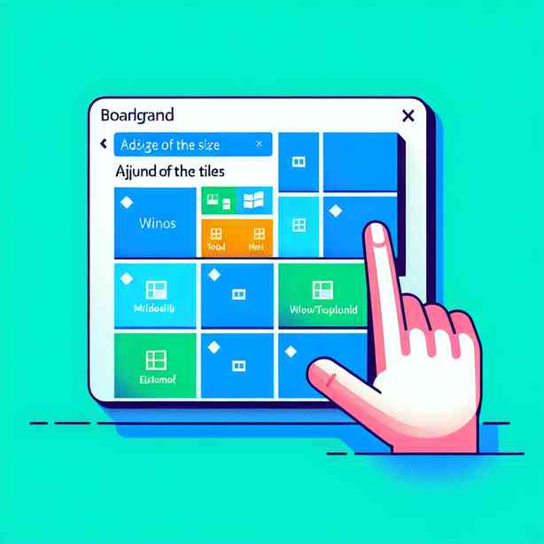 Windows 시작 메뉴 타일 크기 조정하는 방법 Windows 시작 메뉴 타일 크기 조정하는 방법