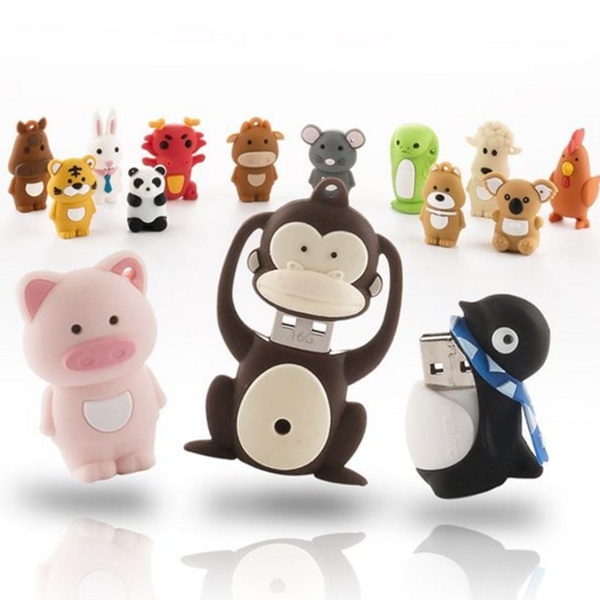 귀여운 동물 USB 메모리, 학생들을 위한 최적의 선택
