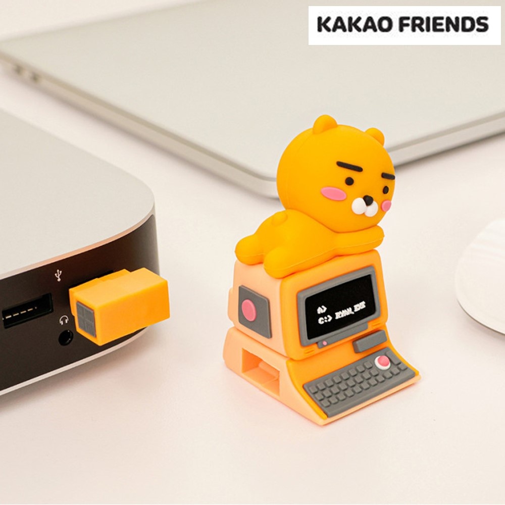 “라이언 64GB USB 피규어 카카오 굿즈 선물 솔직 후기”