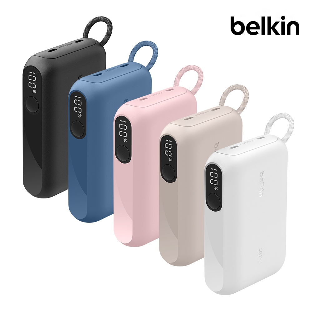 “벨킨 20W 10000mAh 디스플레이 보조배터리, 외출 시 필수템”