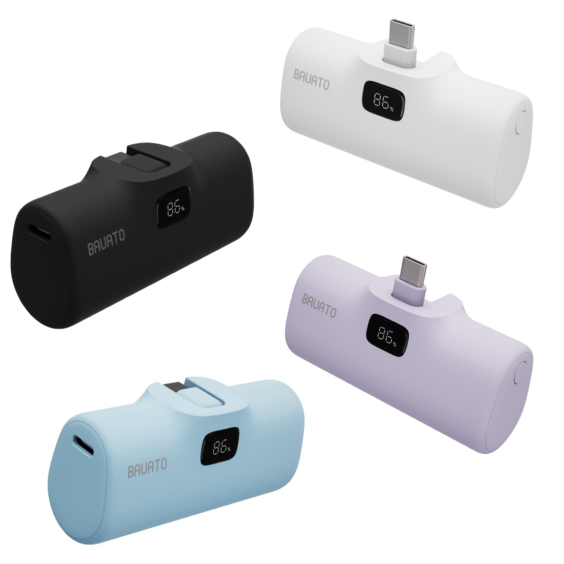 비행기 기내 보조배터리 기내반입 미니 도킹형 보조배터리 5000 휴대용, 외출할 때 필수템