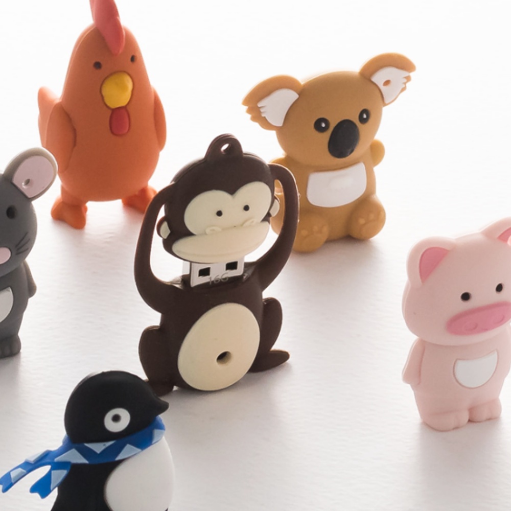 실리콘 귀여운 동물 캐릭터 USB 메모리 32GB 사용 후기, 정말 사랑스러워요