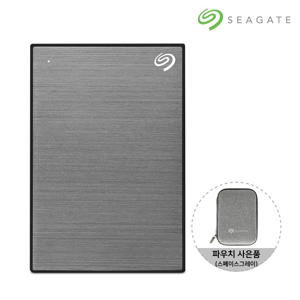 씨게이트 외장하드 데이터복구 전용파우치 1TB, 스페이스그레이 솔직 후기