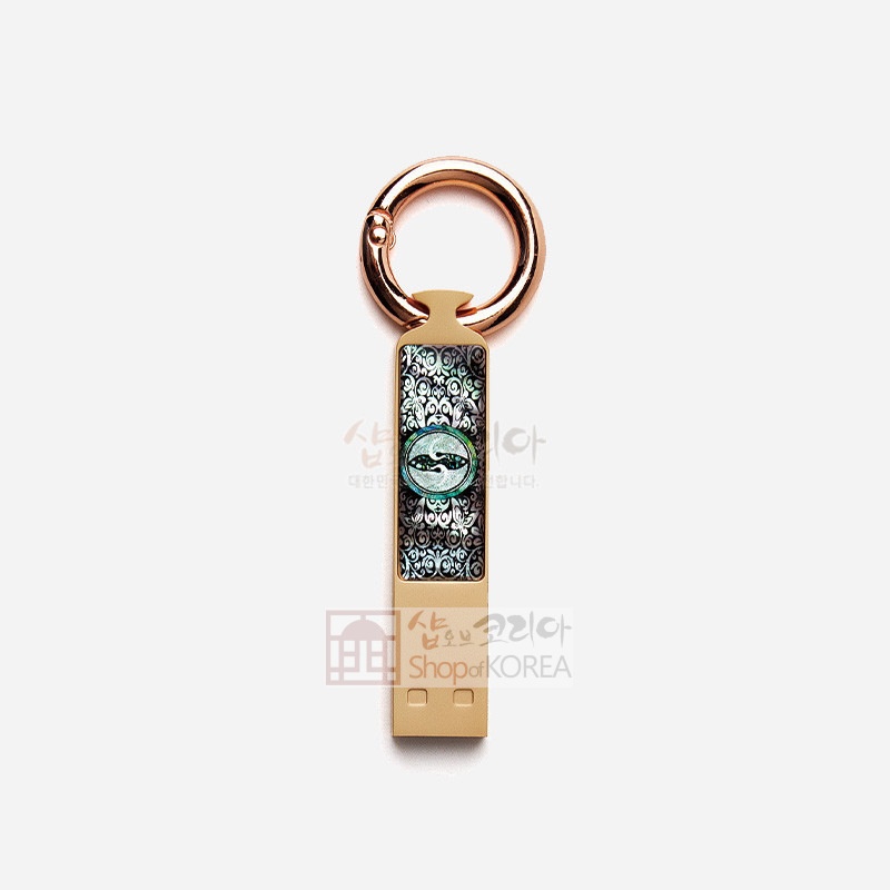 한국전통 굿즈 선물 자개 USB메모리 32G 열쇠고리 쌍학 리뷰